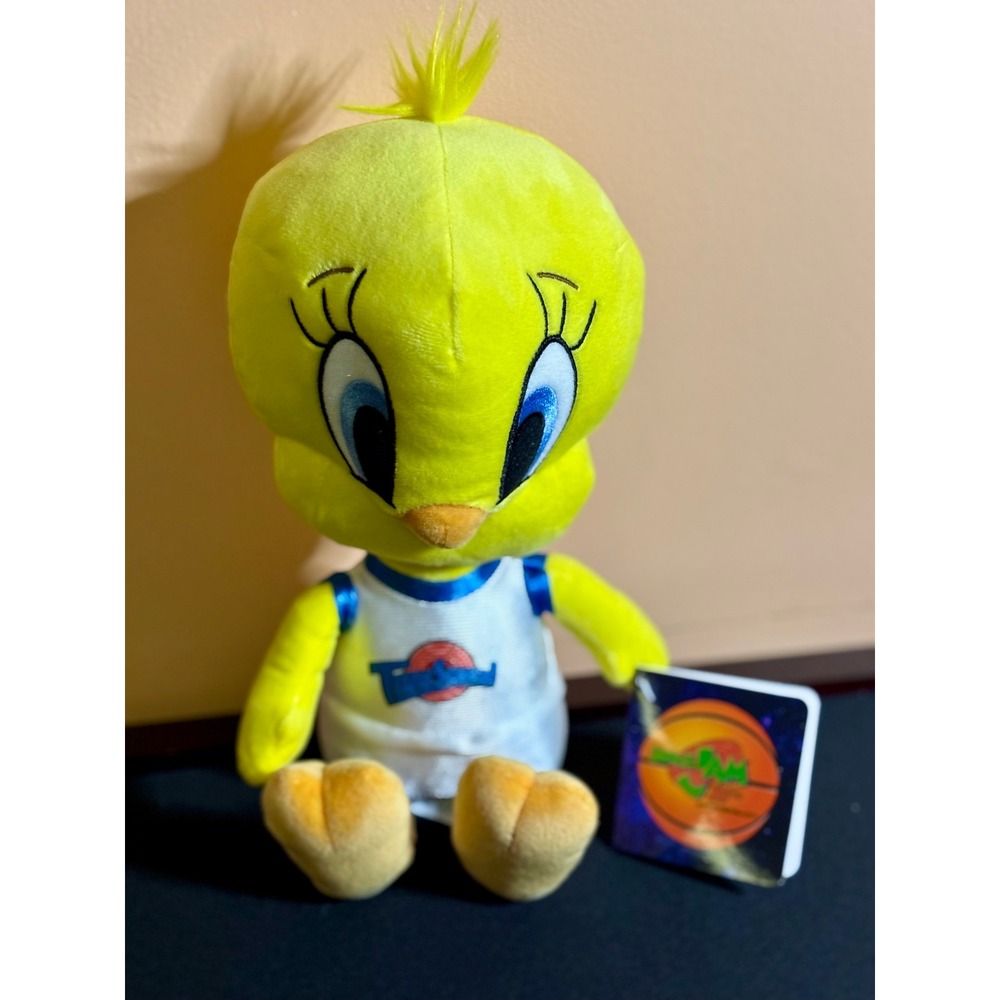 Kohls Cares Space Jam 30th Anniversary Tweety Bird Plush Tune Squad Jersey 11in